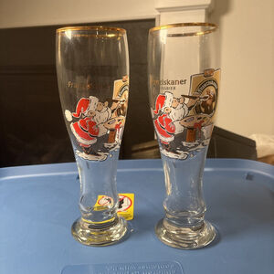 Franziskaner Santa Weissbier Germany | Pilsner Tall Beer Glass .5L Set Of 2